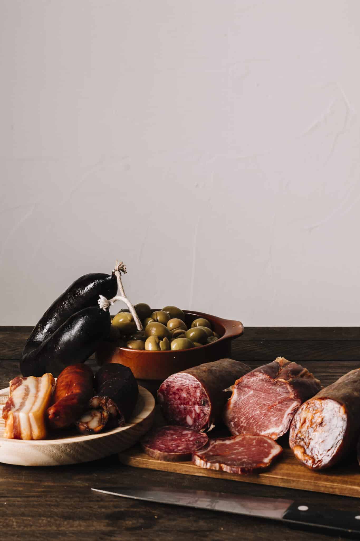 Vitrine charcuterie de la boucherie