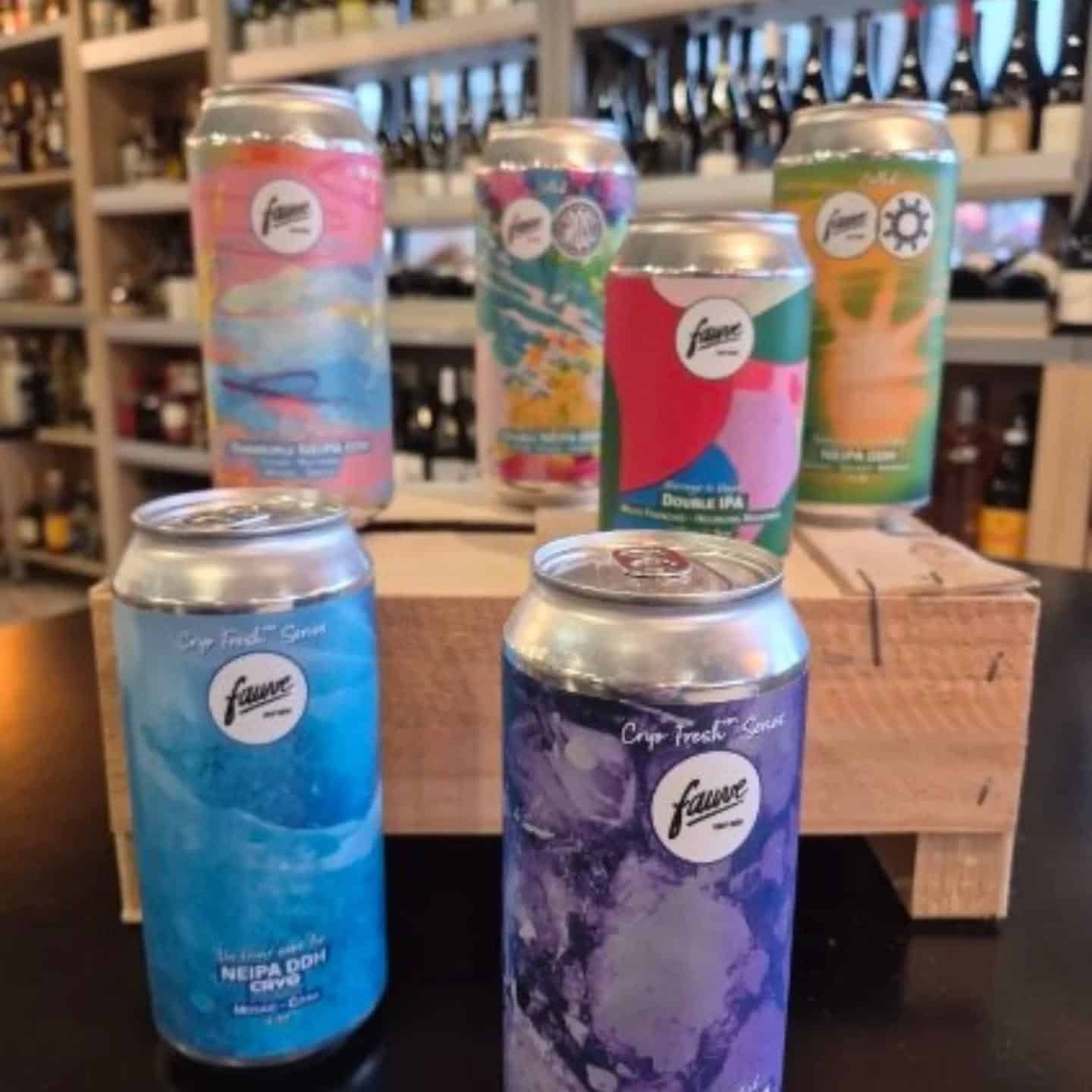 Canettes de bière artisanale Fauve