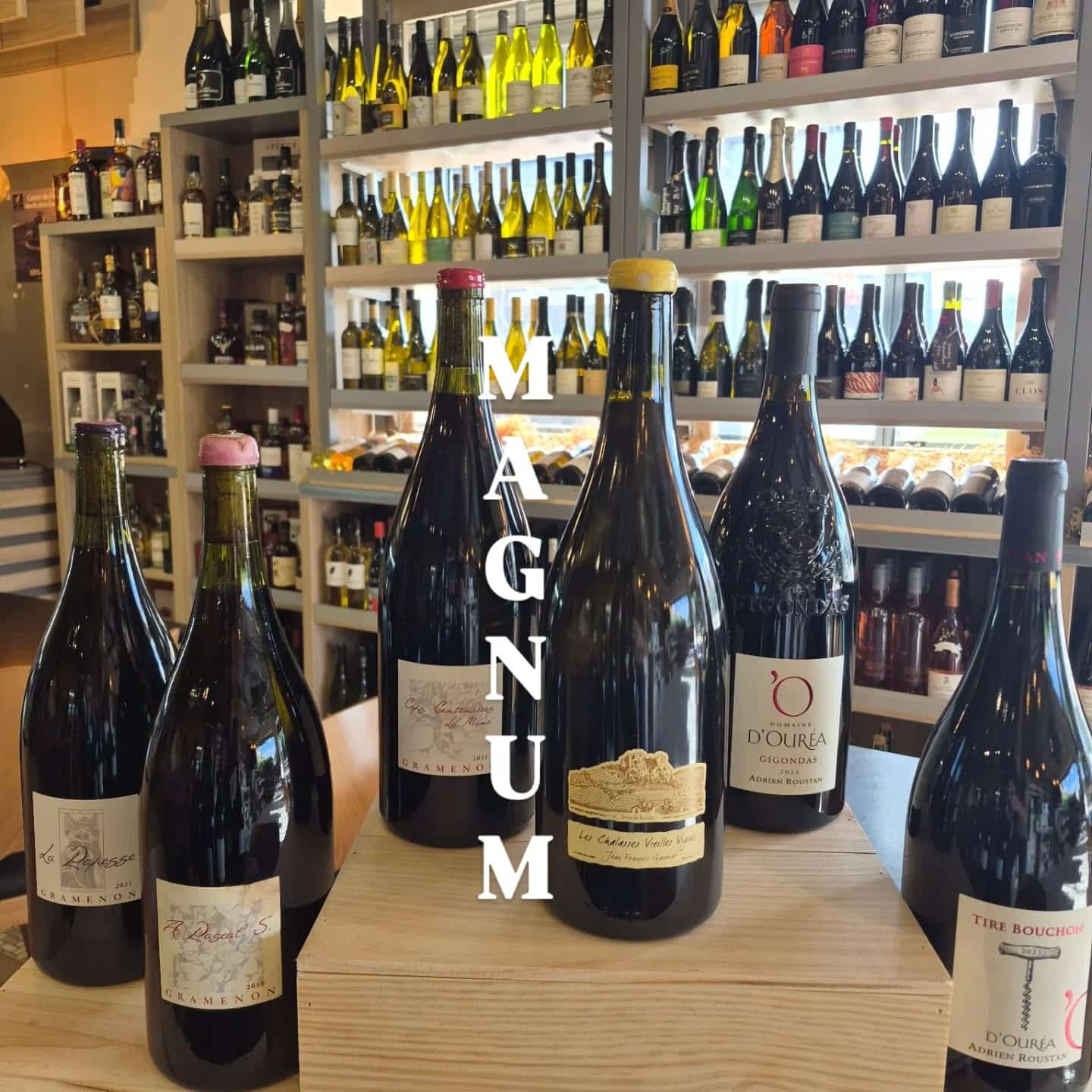 Vin de la cave et spiritueux